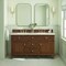 James Martin Vanities 60'' Double Vanity, Mid-Century Walnut w/ 3 CM Eternal Marfil Quartz Top 424-V60D-WLT-3EMR - alternate 4